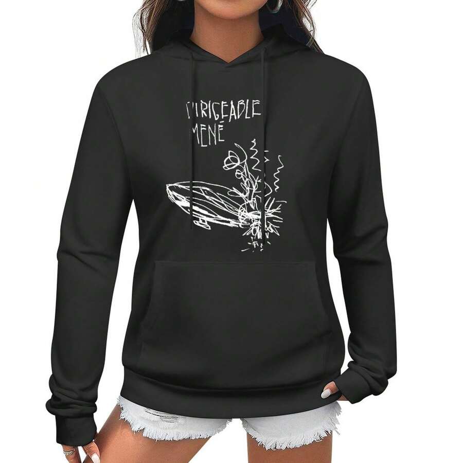 Dirigeable Mené Hoodie, Suitable As A Gift - Black - View 1
