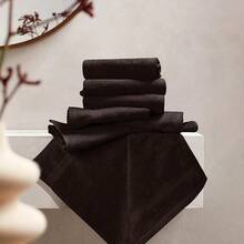 Ultra Soft 8-Piece Towel Set -% Ring Spun Cotton, 2 Oversized Bath Towels 27x54, 2 Hand Towels 16x28, 4 Wash Cloths 13x13 - Daily Use, Hotel & Spa - Olive Green, Luxury Towel Set - 巧克力棕 - 查看 2