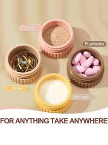 Cream Jars, Small Silicone Cream Jars, Multicolor Silicone Travel Containers, 20Ml Small Silicone Travel Containers For Lotion, Toiletries Small Silicone Cream Jars, Powder, Necklace, Earring, Body Hand Cream, Travel Size Container Leakproof Travel Accessories, And Perfect For Body Lotion, Hand Cream, And Jewelry Storage