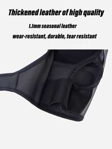 1副PU拳击手套，半指拳击手套，适合成人沙袋拳击训练，男女通用，跆拳道护手 - 彩色 - 查看 6