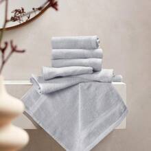 Ultra Soft 8-Piece Towel Set -% Ring Spun Cotton, 2 Oversized Bath Towels 27x54, 2 Hand Towels 16x28, 4 Wash Cloths 13x13 - Daily Use, Hotel & Spa - Olive Green, Luxury Towel Set - 淺灰色 - 查看 2