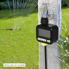 HYYKJ-US Automatic Watering Controller, Water Timer, Garden Lawn Watering Timer With Child Lock - 1 - View 2