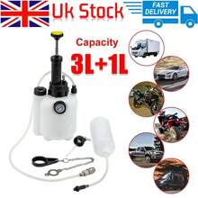 3L Car Brake Bleed Device,Brake Bleeder Set With 1L Brake Bleed Bottle And E20 Standard Adapter,Brake Bleed Vacuum Pump Kit - White - View 1