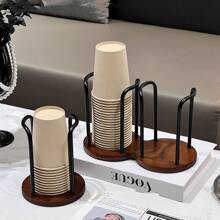 1 Highly Attractive Paper Cup Holder, Disposable Cup Holder, Desktop Coffee Table Storage Shelf, Tea Cup Coffee Cup Holder