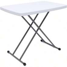 Square Folding Laptop Table Small Computer Desk, Adjustable Table Snack Desk Dining Laptop Tray Folding Laptop Table Personal Folding Table