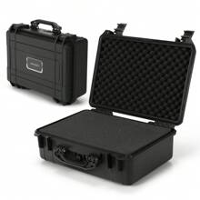45x34x18cm Waterproof Hard Case Shockproof Camera Dustproof Protect Tool Box - Black - View 1