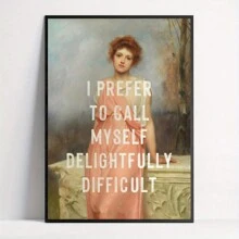 1 件无框泽尔巴克帽广告海报 - 西部牛仔艺术品 - 帆布墙饰 - 适用于客厅和家居装饰 - 非风格美学墙饰 - 送给西部艺术爱好者的完美礼物