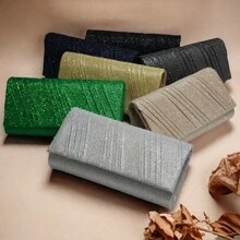 Bolsa clutch festa Casament bolsa com brilho de fest Carteira Feminina Com Glitter  WT189-35