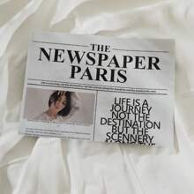 Ins Style English Newspaper,Photography Props,Photo Props,Decorative Ornaments,Fashion Clothing Home Decor,Food Photography Background Props, Flower Wrapping Paper Atmosphere Decoration,