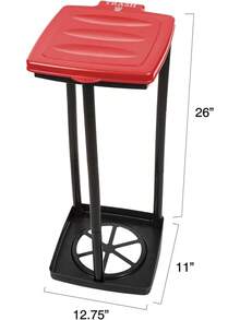 Wakeman Outdoors - Soporte para bolsas de basura, color verde, Azul, 1 - Rojo - - Ver 7