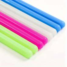 1 par de baquetas luminosas de 5A con punta en forma de gota de agua, de nailon de color neón, ideales para principiantes y artistas en el escenario