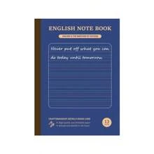 1 pezzo Libro di stenografia inglese formato B5, carta beige spessa da 60 fogli, con formato a quattro linee e tre quadrati, memorizzazione di parole, scrittura di composizioni in inglese, adatto per scuola, ufficio e stenografia