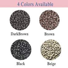 200/500/1000 Stück Mikro-Silikon-Haarverlangerungs-Ringe - Krimpringe für Perücken & Extensions, Aluminiumstange Verbindungsglieder