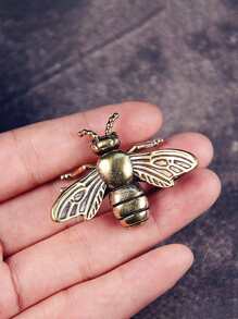 1/2 件手工黄铜蜜蜂雕像 - 艺术家居和办公室装饰，非常适合卧室展示和收藏工艺品，理想的节日礼物，金属昆虫雕塑可用于办公桌和家居装饰，多功能节日装饰 - 彩色 - 查看 6