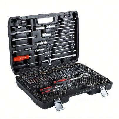 216 Piece Socket Wrench Set Ratchet Professional Ratchet Wrench Socket Repair Tool 1/2 1/4 3/8 Tool Tool Kit