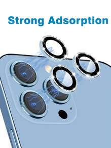Bộ 1 miếng dán bảo vệ ống kính camera màu xanh dương, làm từ kính cường lực, chống va đập, chống rơi vỡ, cho phép chụp ảnh Ultra-HD không suy giảm chất lượng, khôi phục màu sắc chân thực. Tương thích với iPhone 17 Pro Max/17 Pro/17 Air/17/16 Pro Max/16 Pro/16 Plus/16/15 Pro Max/15 Pro/15 Plus/15/14/13/12 và các dòng máy khác. - Màu xanh lam - Xem 4