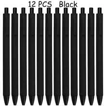 12/6 paquetes de bolígrafos, bolígrafos negros, bolígrafo, bolígrafos japoneses, bolígrafos de gel negro, bolígrafos de gel, bolígrafos de punta fina de escritura suave, bolígrafos de gel negros, bolígrafo negro, bolígrafo blanco, bolígrafo rosa, bolígrafo azul, bolígrafo rojo, bolígrafos estéticos, bolígrafos Toot, bolígrafo bonito, bolígrafos, bolígrafos de punta fina de escritura suave