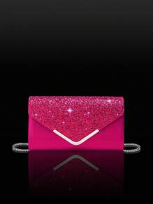 女士水钻晚宴手包，4 件套水钻耳夹新娘婚礼颈链手链吊坠，闪亮钱包，非常适合派对、婚礼、舞会、晚宴/宴会、婚纱、正式服装、舞会礼服、生日礼服