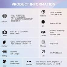 ZTE，智能手机，Blade A35 幻影黑，已解锁，Android 14，（4GB RAM+8GB Fusion）+ 64GB ROM，5000mAh 电池，双 SlM 4G，插头为欧洲标准，支持 NFC，4G LTE，全球版本 - 魅影黑 - 查看 11
