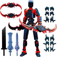 1件套泰坦13号可动人偶套装 - 完整的T13机器人玩偶，3D打印收藏人偶，可用于桌面装饰和展示，新年礼物 - 混合顏色 - 查看 9