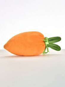 1 件/3 件/6 件复活节胡萝卜兔子礼品袋、复活节篮子填充物、兔耳胡萝卜形天鹅绒束口袋、生日派对用品、复活节装饰 - 彩色 - 查看 3