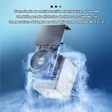 Enfriador Dispensador De Agua Fría Y Caliente Carga Superior - Negro - Ver 7