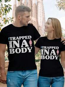 Valentine's Day Transgender Women's T-Shirt Boy Trapped In A Girl's Body - Trans Pride Tee