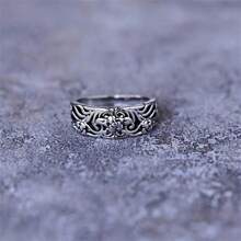 1pc Vintage Rose Flower Ring, Elegant Simple Design For Women, Perfect Engagement/Wedding/Party Jewelry, Ideal Valentine's Day Gift,Mom,Mother,Mother's Day,Gift