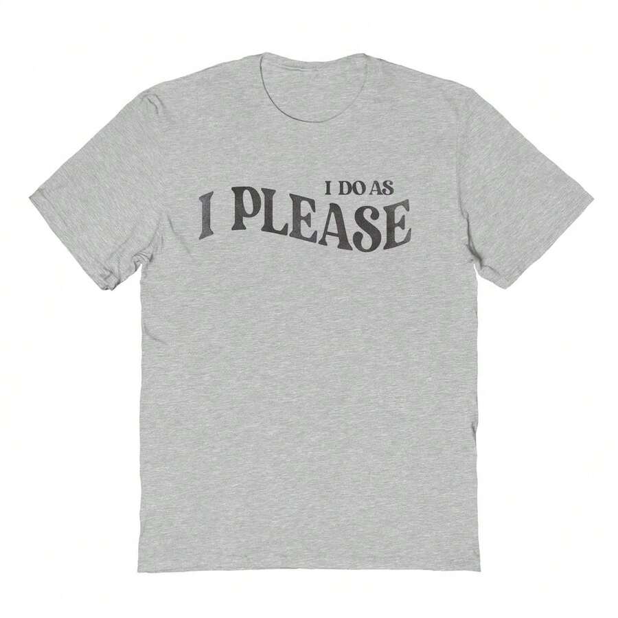 Social Collective I Do As I Please Graphic Cotton Unisex T-Shirt