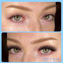 圣诞礼物新款 280/560 件大容量睫毛延长套装 - DIY 睫毛延长，带 30D 40D 60D 80D 睫毛簇，D 卷曲单根睫毛仿貂毛睫毛，10-18 毫米混合睫毛，640/448/576/570/544/560/240/184/120 件