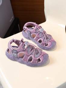 2025 Kinder Sommer Sandalen mit geschlossener Zehenpartie, rutschfeste weiche Sohle Anti-Kick Schuhe für Kleinkind Mädchen & Jungen