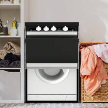 Home Use Appliance Covers, Sunproof Dustproof Waterproof Washer Dryer Covers, Universal Top And Front Load Washing Machine Covers - Black - View 6