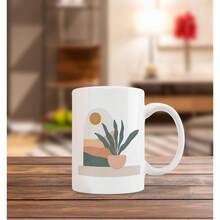 Taza de café bohemia de regalo Sunshine, tazas de café para mujeres, taza de cerámica bohemia de 11onzas - dios6 - Ver 3