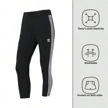 Adidas Originals Quần thể thao nữ dáng casual, thiết kế tối giản, thích hợp cho tập luyện thể dục. - màu đen - Xem 1