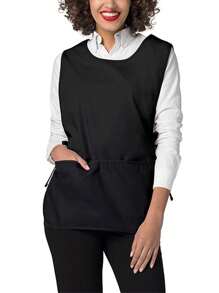 1/2pcs Unisex Apron With Two Pockets, Home Cleaning Sleeveless Apron,Kitchen,Bathroom,Home,Household Supplies - Multicolor - View 3