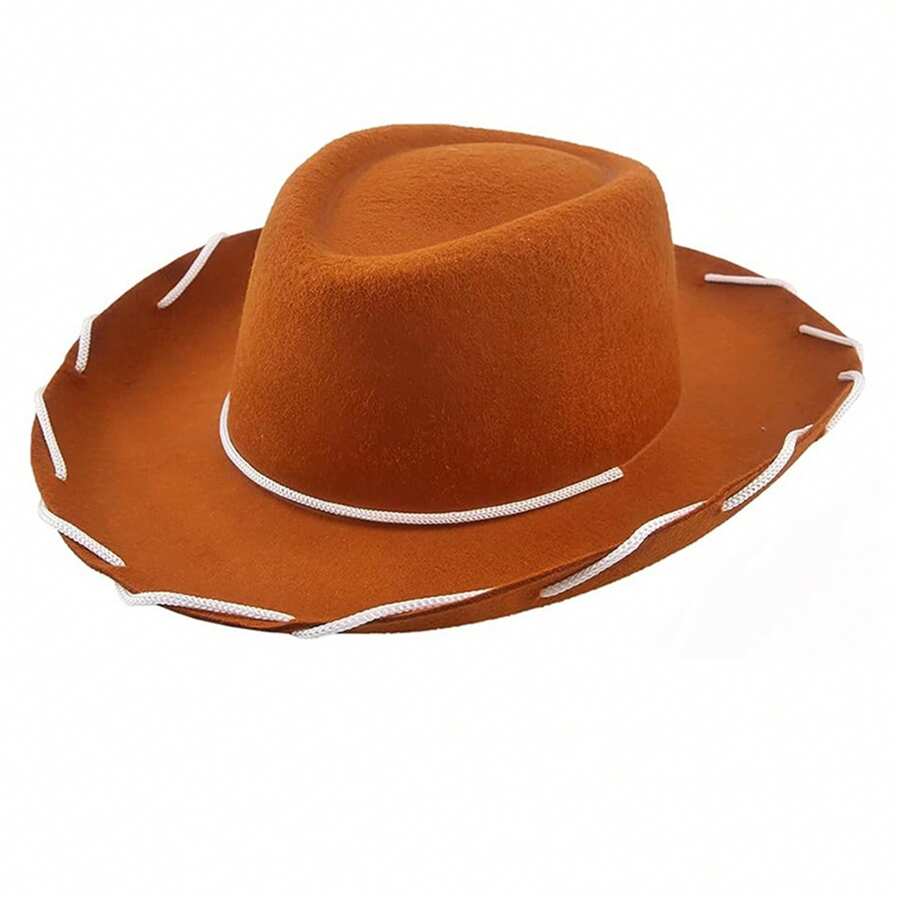Small Size Western Cowboy Hat, Essential For Parties, Costume Parties, And Masquerades - Chocolate Brown - View 1