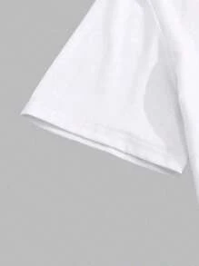 Women's  Don't Need Your Attitude, I Brought My Own Valentines Day T-Shirt, 220gsm Round Neck Casual Heavy Pure Cotton T-Shirt (1 PC) - 白色 - 查看 8