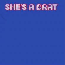 Social Collective Shes A Txt Graphic Cotton Unisex T-Shirt - 寶藍色 - 查看 2