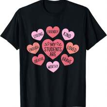 My Students Are Enough Friendly Valentines Day Teacher Women T-Shirt