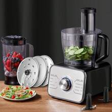 Food Processor Multifunctional, 3-Speed Food Processor And Blender Combo With 3.5 L Bowl, 1.5 L Blender Jug, Simple Operation For Blending, Dicing, Slicing, Shredding, Mincing, And Pureeing - UK Plug(220-240V) - View 1