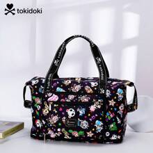 TOKIDOKI Official Licensed Tokidoki Duffle Bag 40L Large Capacity Travel Bags Expandable Tokidoki Travel Duffel Bags Weekender Bags For Women Unicorno Luggage Bag For Sports Gym Vacation