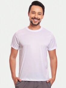 Kit 3 Camisetas Manga Curta Dry Fit Básica Lisa Proteção Solar UV Térmica Blusa Academia Esporte Camisa