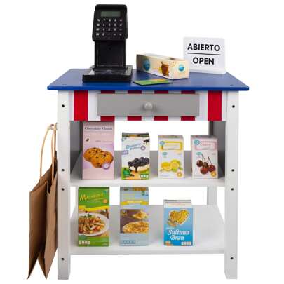 Woomax Giocattolo da supermercato in legno con accessori ✅ Consegna in 24/48 ore in Spagna (penisola)
