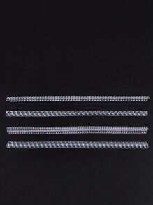4pcs-4 Different Models Ring Size Adjuster, Transparent Plastic Spring Invisible Ring Adjuster, Suitable For Loose Rings, Firm And Comfortable Fit, Used To Make Jewelry Guards, Sizers, Assemblers Screw, Screw Silicone Fastener Set Best Gift, Perfect For Weddings And Outdoor Activities