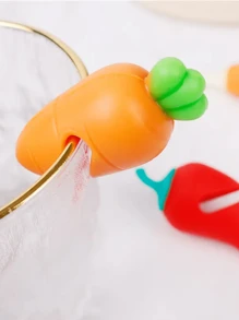 1/3/6 peças, Levantador de Tampa de Panela, Levantador de Tampa à Prova de Derramamento de Silicone, Levantador de Tampa de Panela Criativo, Levantador de Tampa de Panela de Silicone Fofo, Levantador de Tampa de Panela de Silicone Kawaii, Suporte de Tampa de Panela Resistente ao Calor, Acessórios de Cozinha