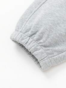 Balabala Pantalones de chándal sueltos para niños y niñas, ropa de moda para padres e hijos de primavera / otoño - tono gris - Ver 8