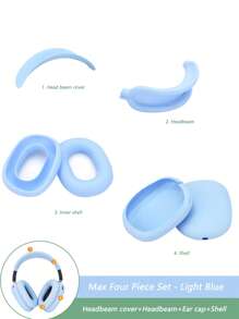 1 套 4 件装硅胶保护套，适用于 Apple AirPods Max 耳机，防刮保护套 - 彩色 - 查看 14