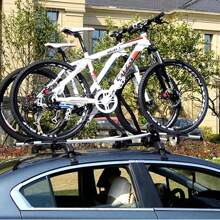 Lockable Aluminium Car Roof Rack Bars Without Rail Anti Theft Luggage Carrier - 黑色 - 查看 5