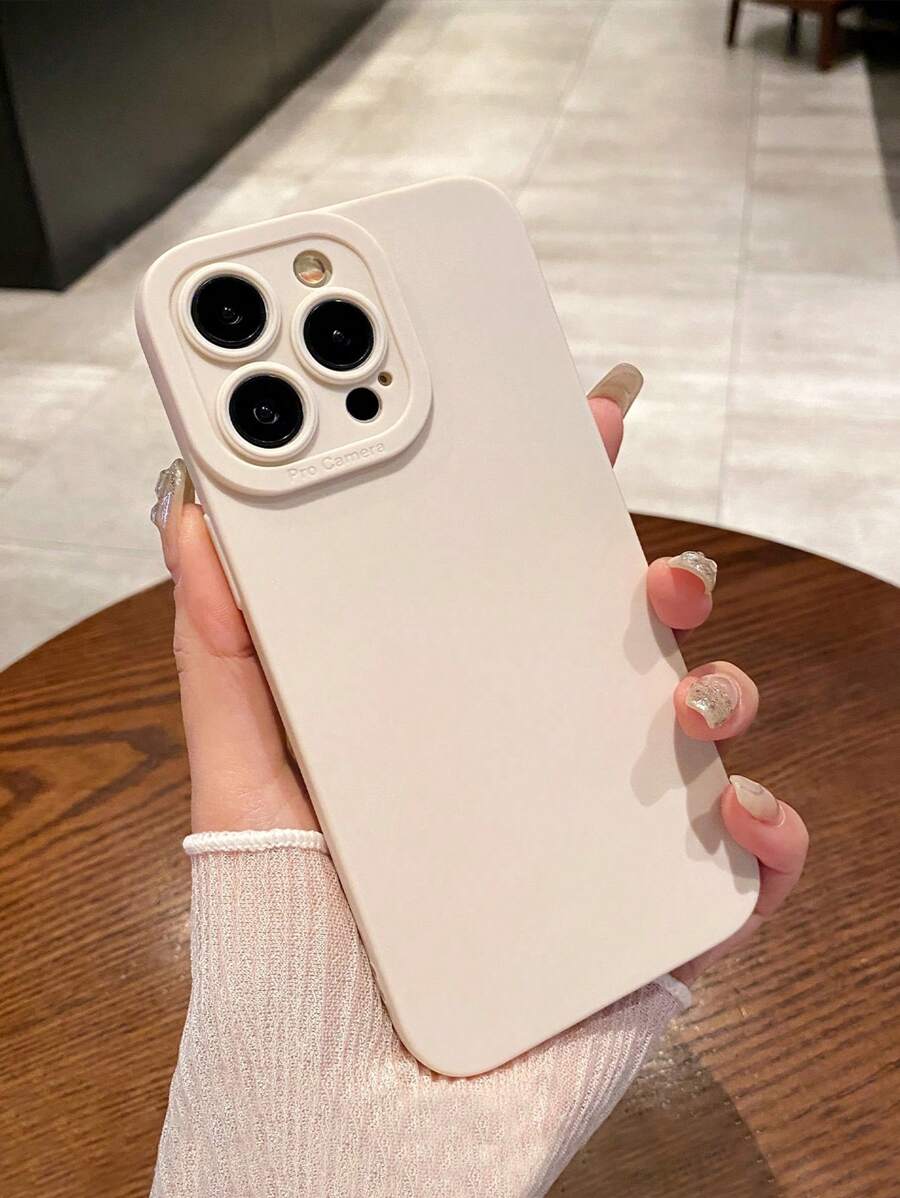 1 件简约米色镜头保护手机壳，适用于 和 Galaxy 手机壳、17 Pro Max、13/14/15/16 手机壳、Galaxy 手机壳