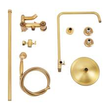 YUNRUX Antique Retro Shower Set Shower Faucet Rain Shower Shower System With Hand Shower - Bronze - View 7